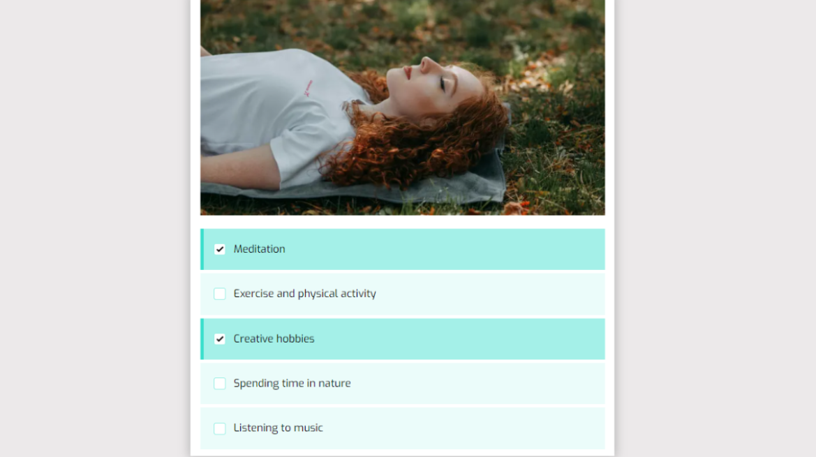 Create a list poll without any coding using the Opinion Stage poll maker.