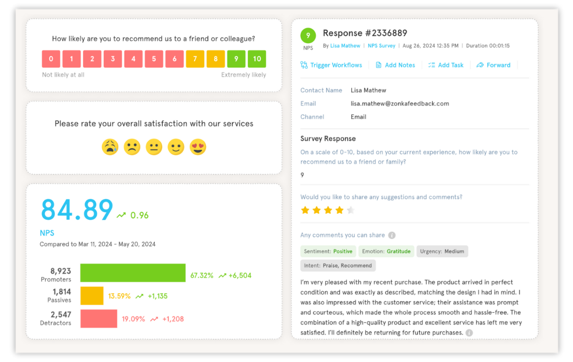 Best free survey tools, Zonka Feedback.